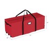Hastings Home Hastings Home Rolling Christmas Tree Bag, Red 770666TYM